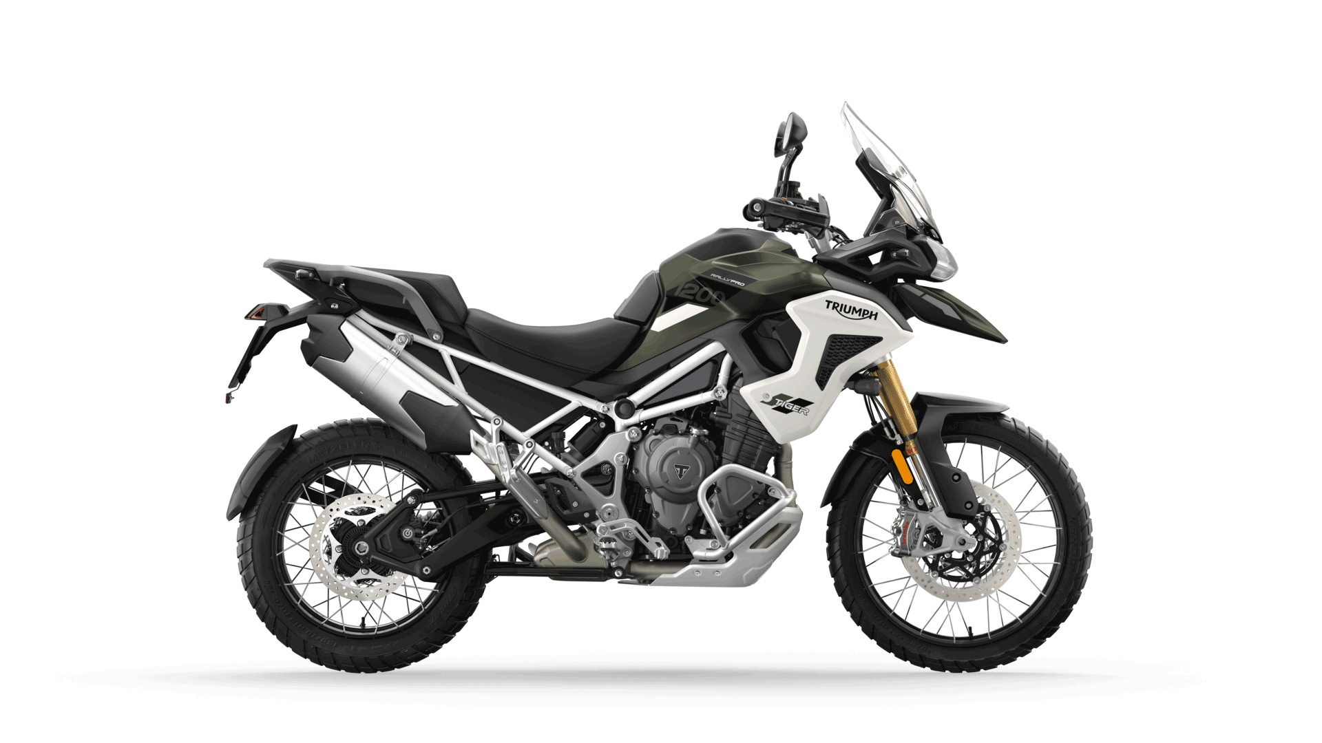 2022 Triumph Tiger 1200 Rally Pro in Matt Khaki